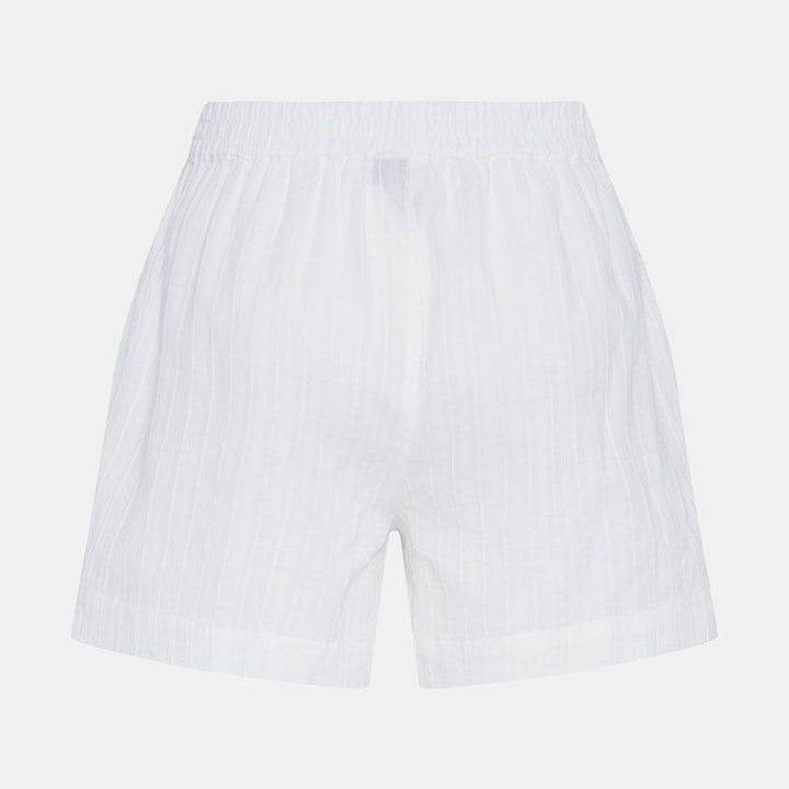 Pantaloni scurți PIECES, alb