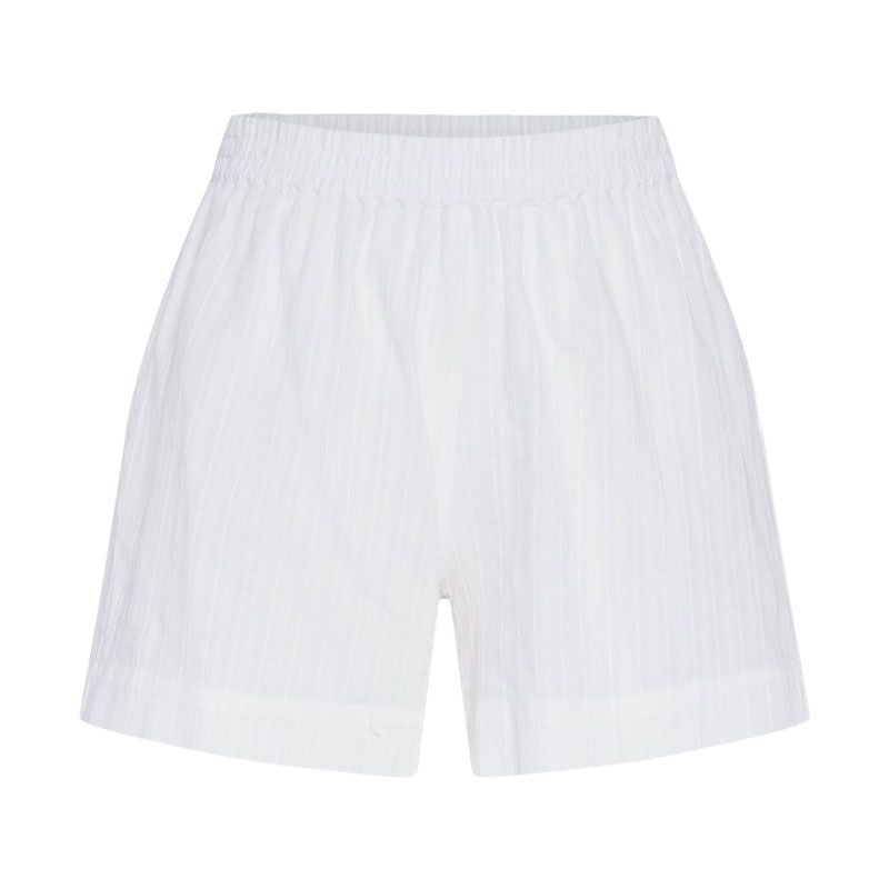 Pantaloni scurți PIECES, alb