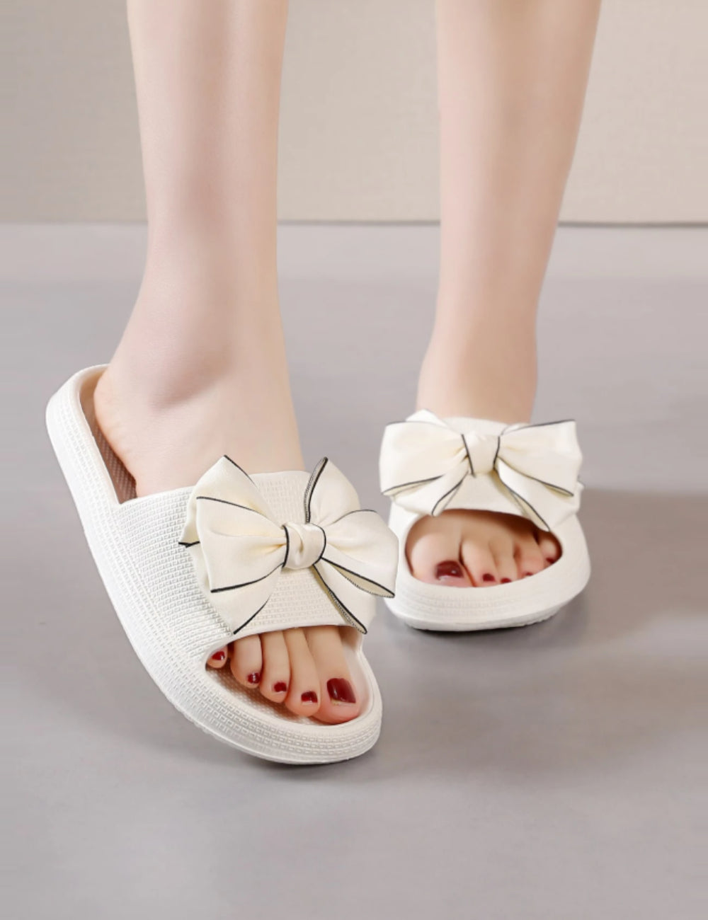 Shein papucs, fehér
