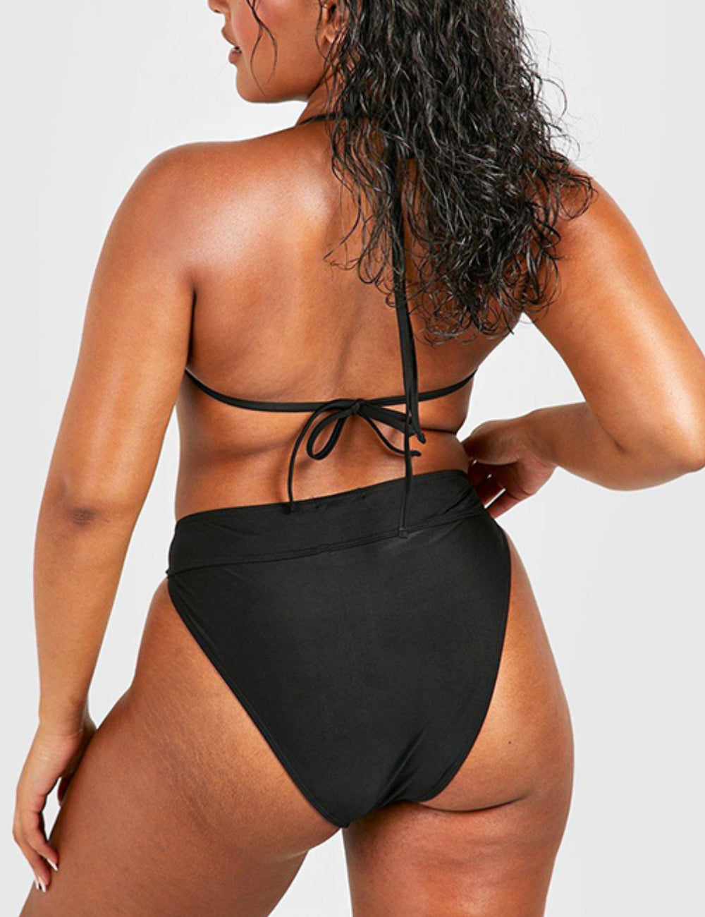 Slip Boohoo, negru
