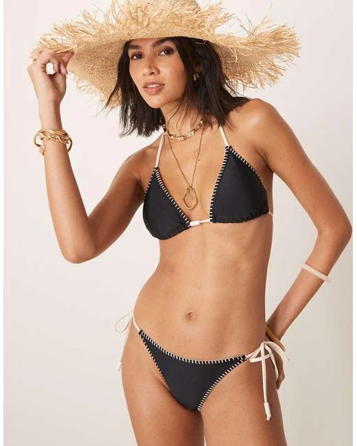 Slip STRADIVARIUS, negru