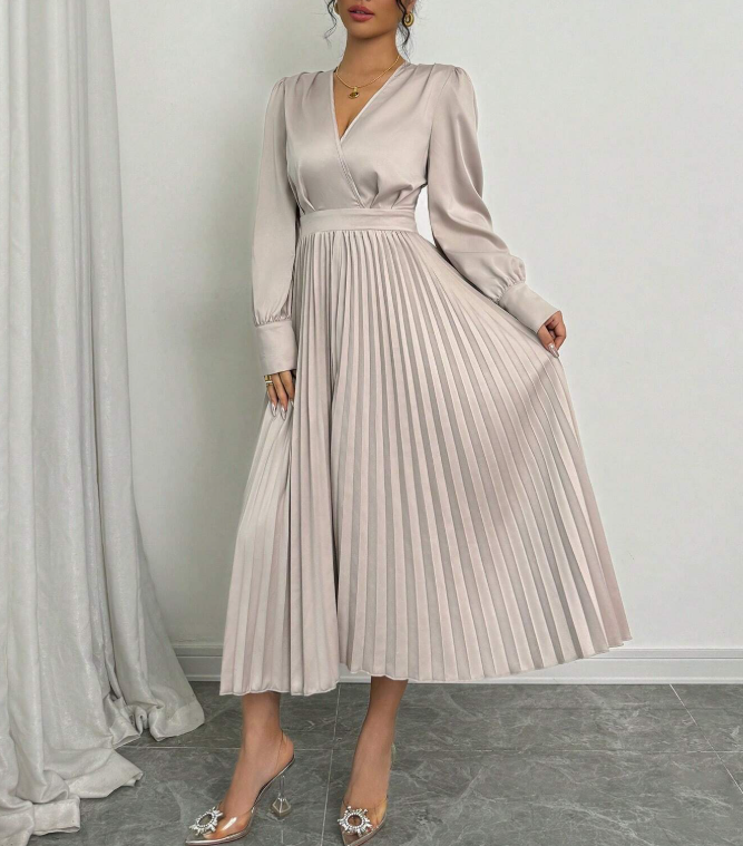 Rochie midi SHEIN, Bej
