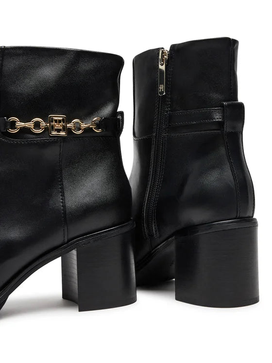 Botine TOMMY HILFIGER, negru