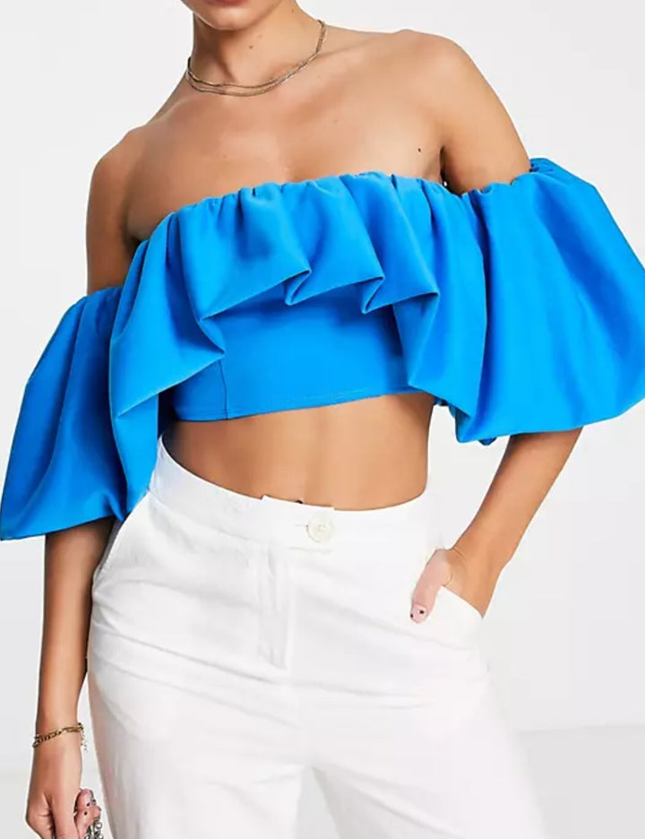 Top ASOS, albastru