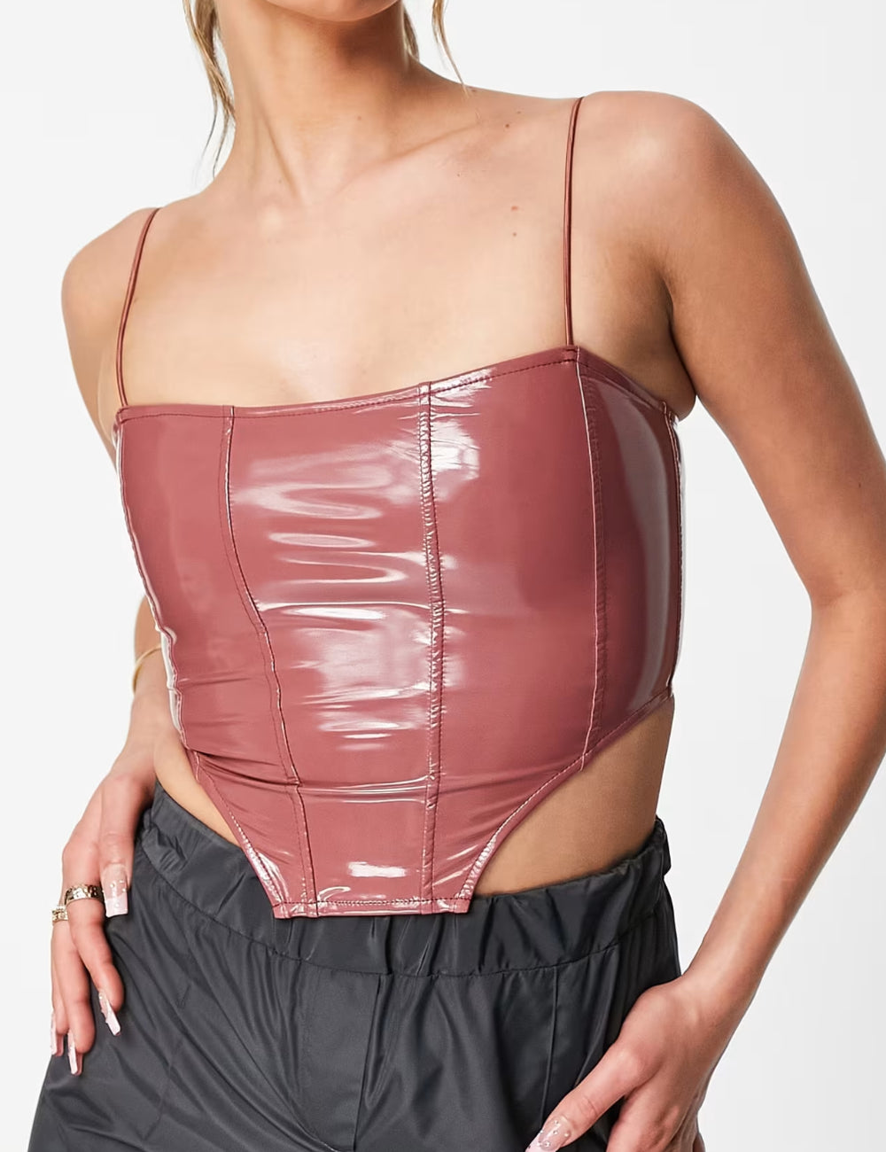 Top ASOS, cărămiziu