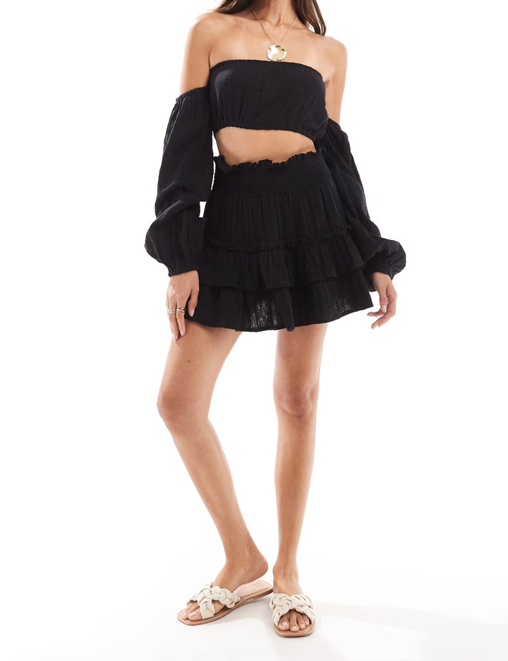 Top ASOS, negru