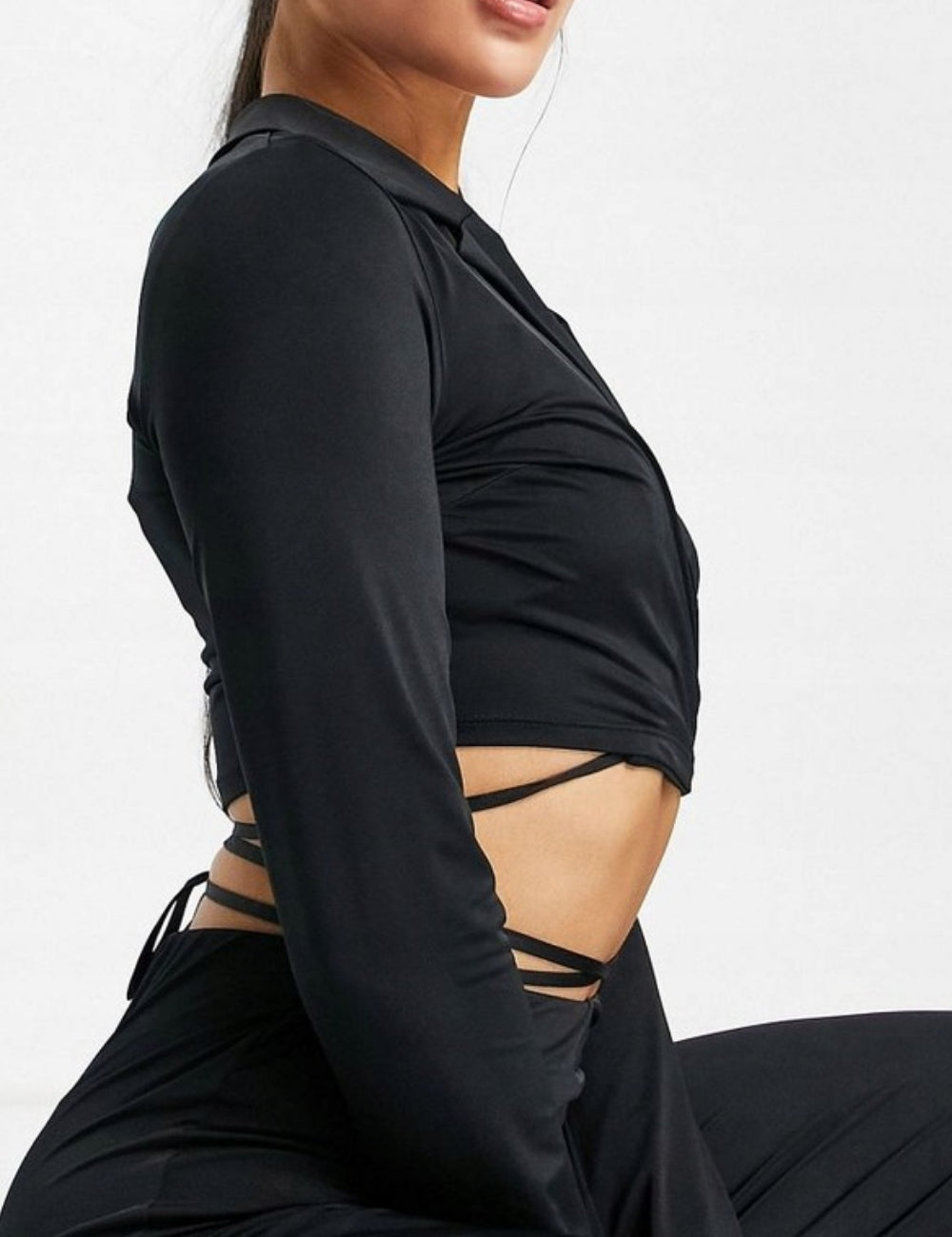 Top ASOS, negru