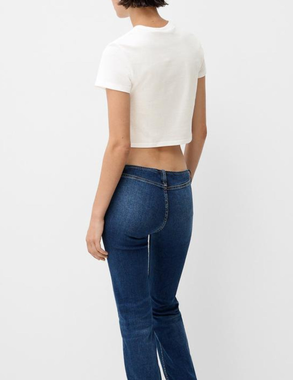 Top Bershka, alb