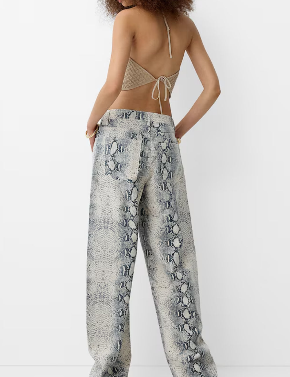Top Bershka, bej