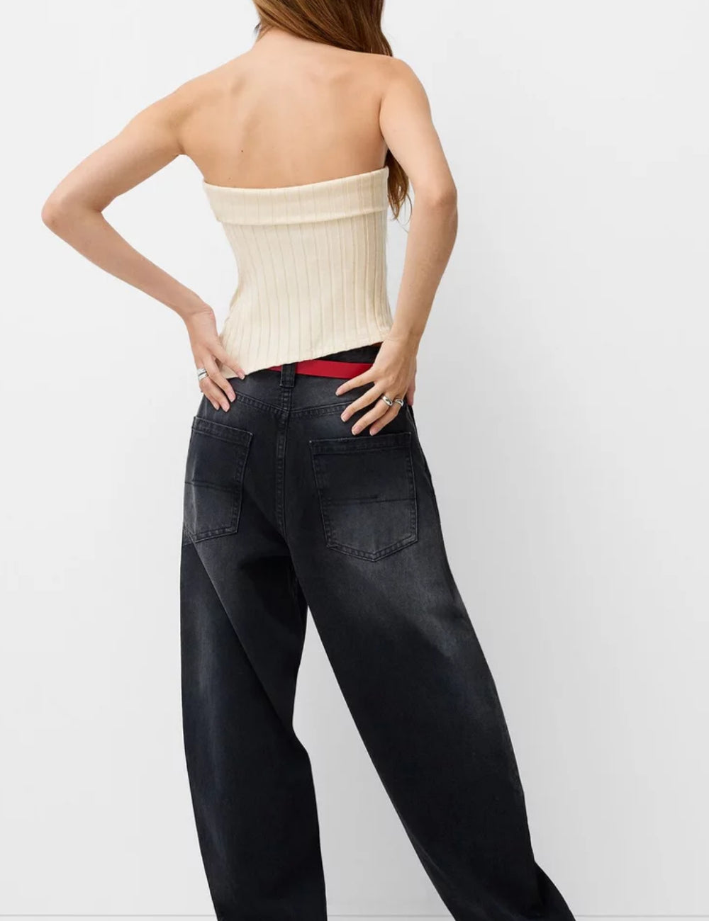 Top Bershka, crem