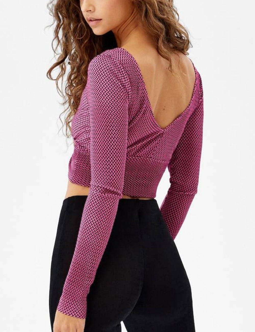 Top Bershka, mix culori