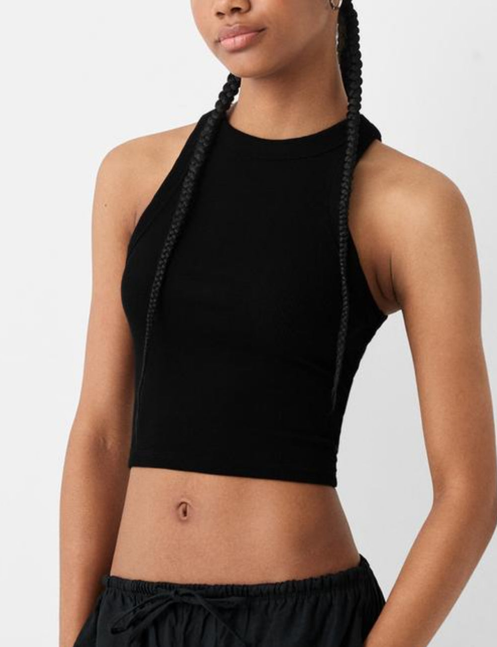 Top Bershka, negru