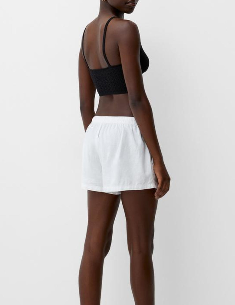 Top Bershka, negru