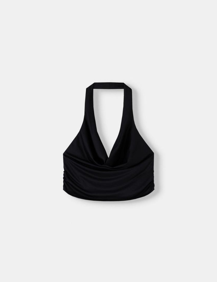 Top Bershka, negru