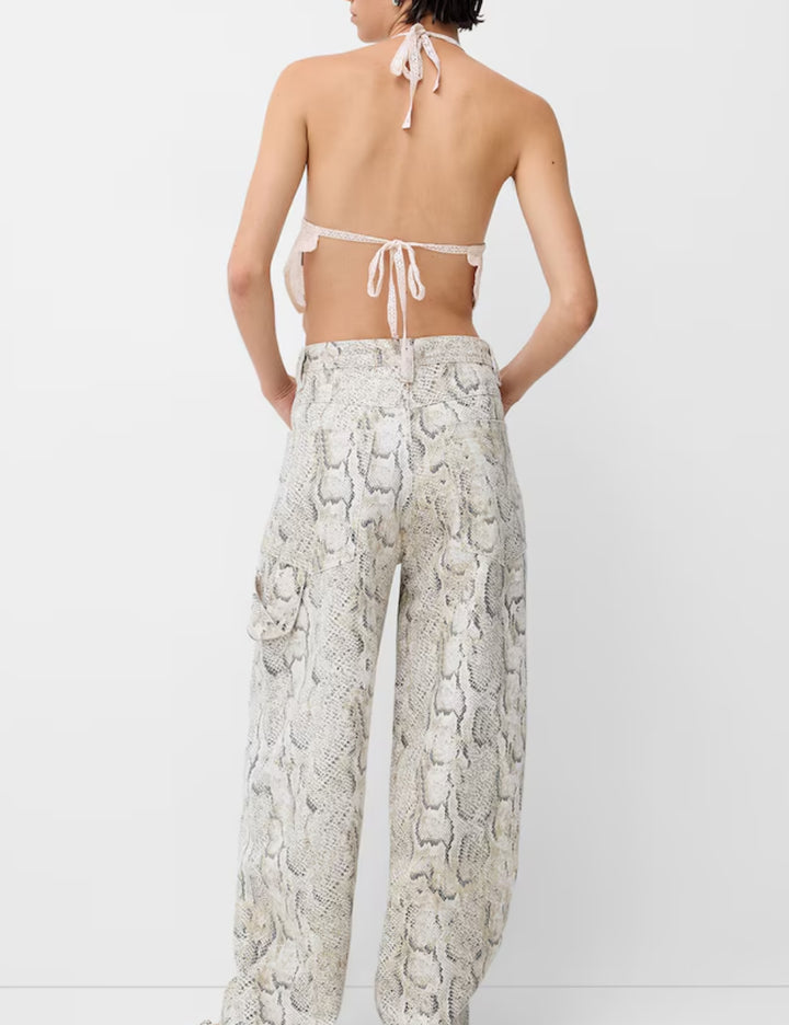 Top Bershka, roz prafuit