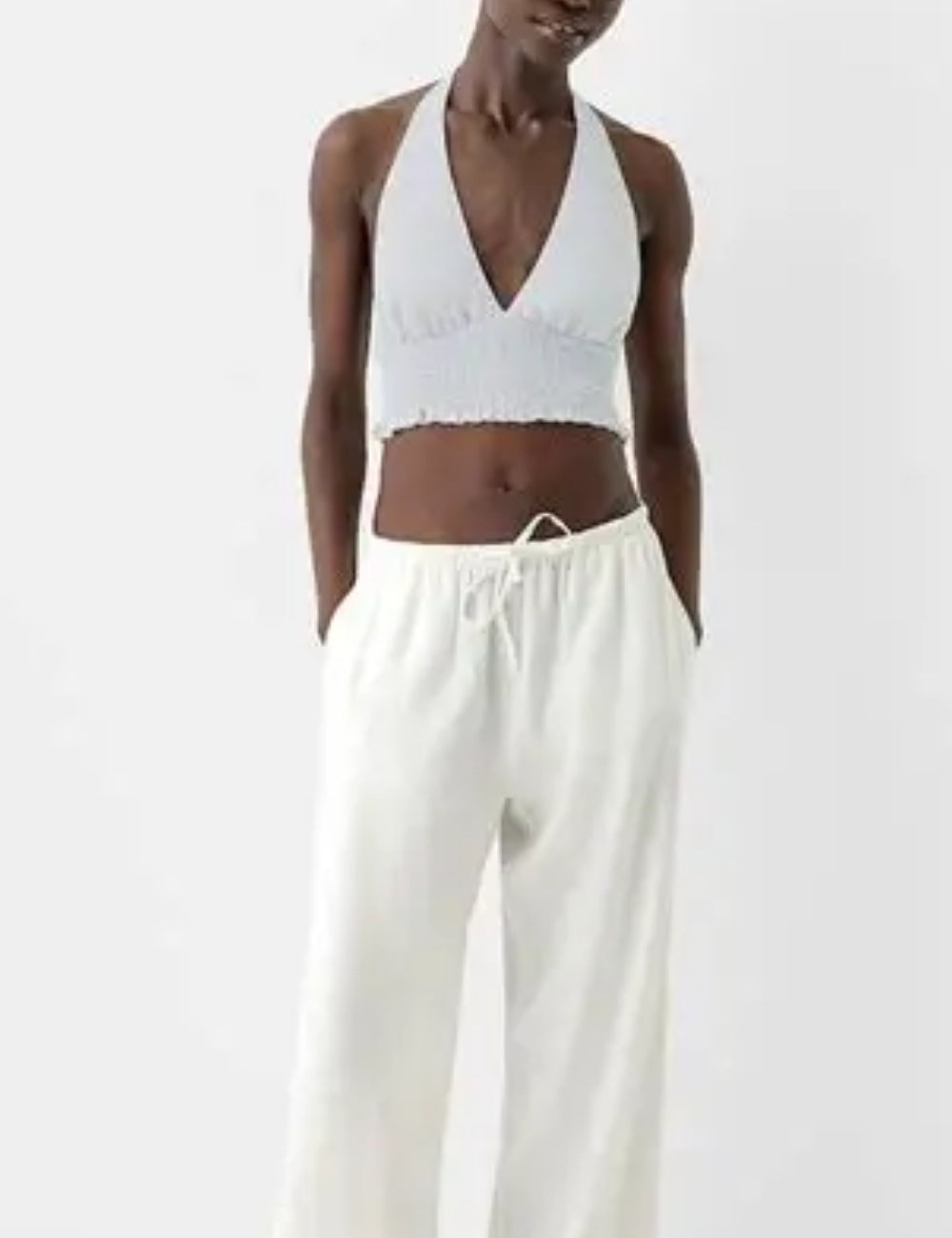 Top Bershka, verde