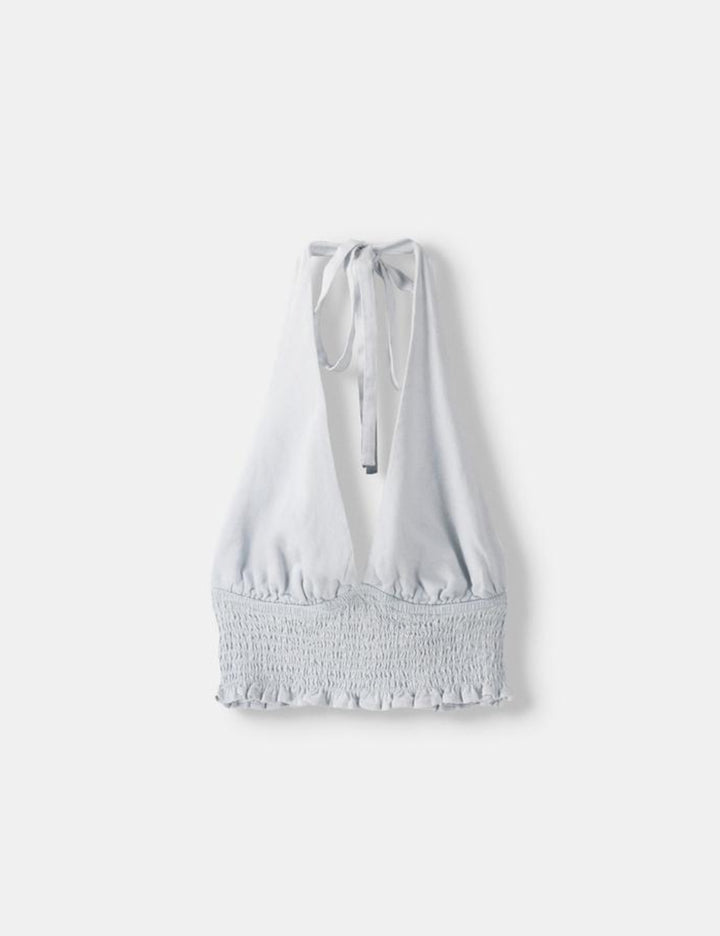 Top Bershka, verde