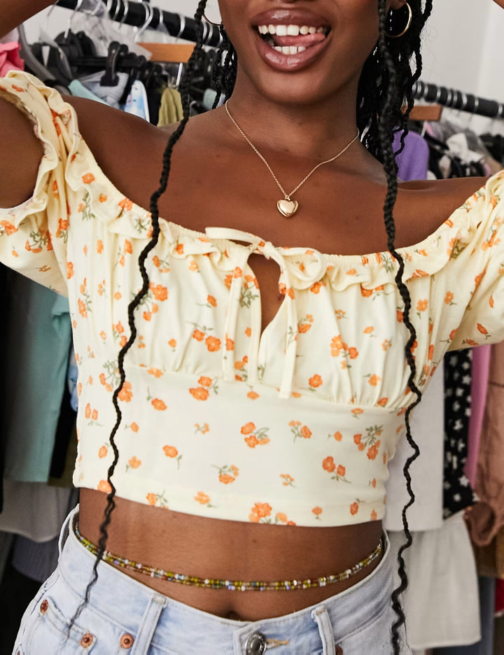 Top Miss Selfridge, galben