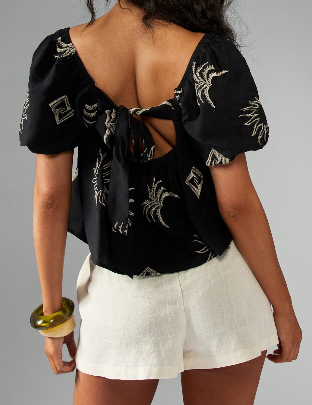 Top Missguided by Shein, negru