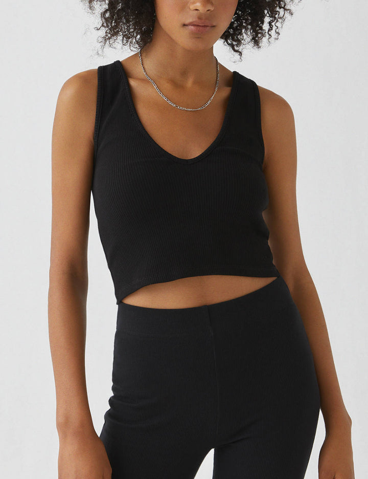 Top Pull&Bear, negru
