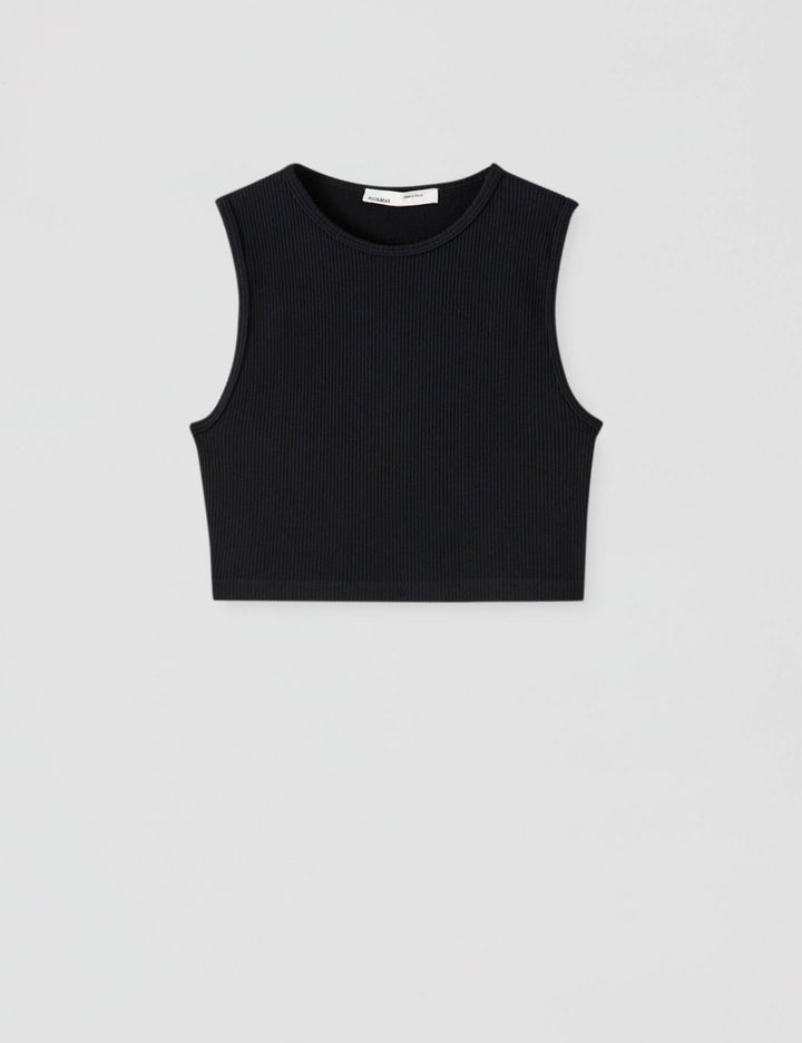 Top Pull&Bear, negru