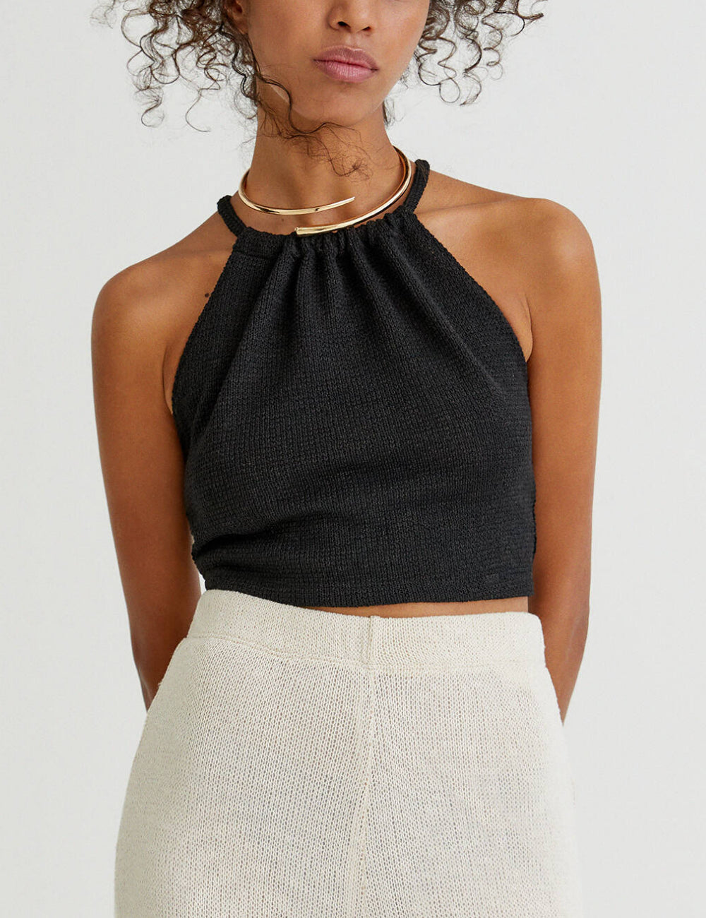 Top Pull&Bear, negru