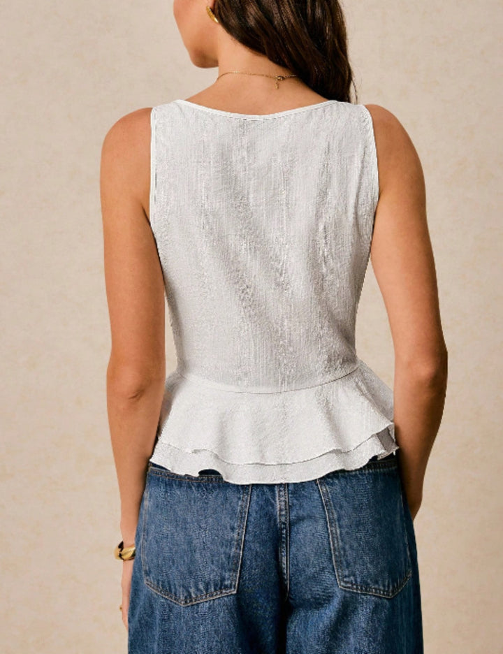Top SHEIN, alb