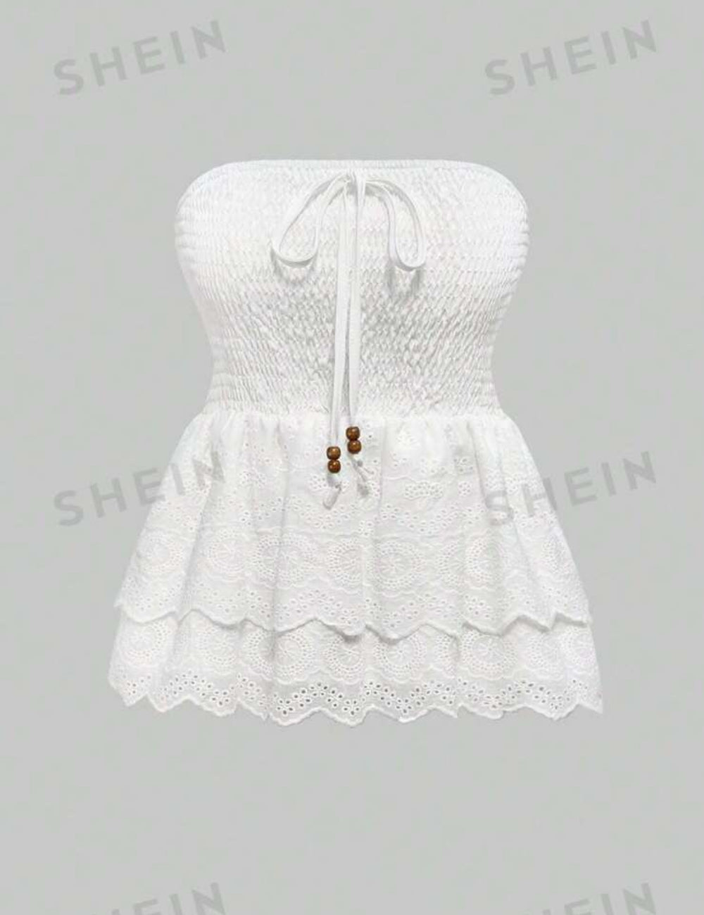 Shein top, fehér