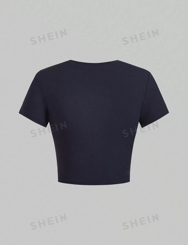 Shein felső, kék