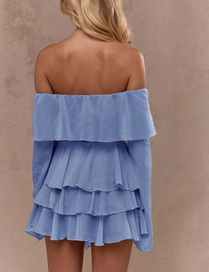 Shein Missguided top, kék
