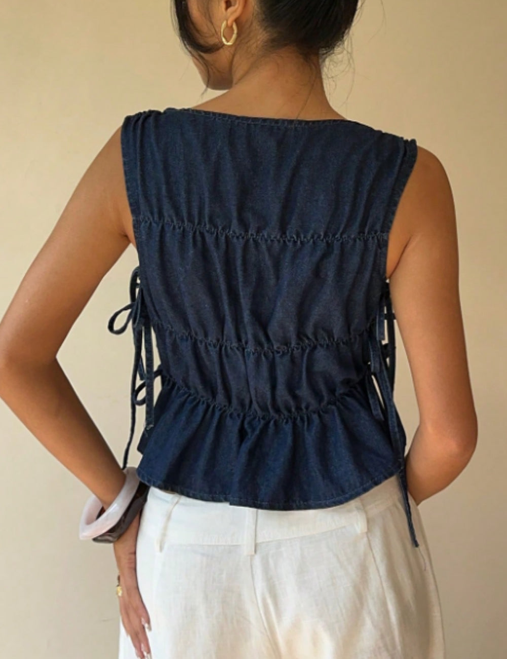 Top Shein, albastru