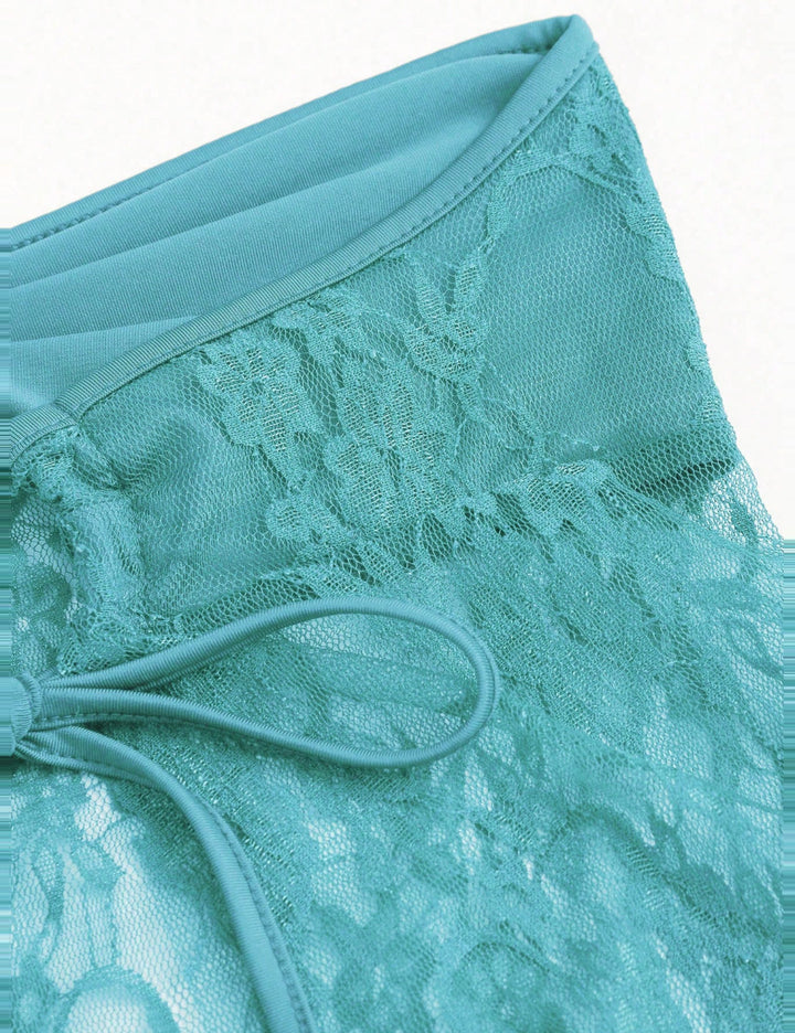Shein top, kék