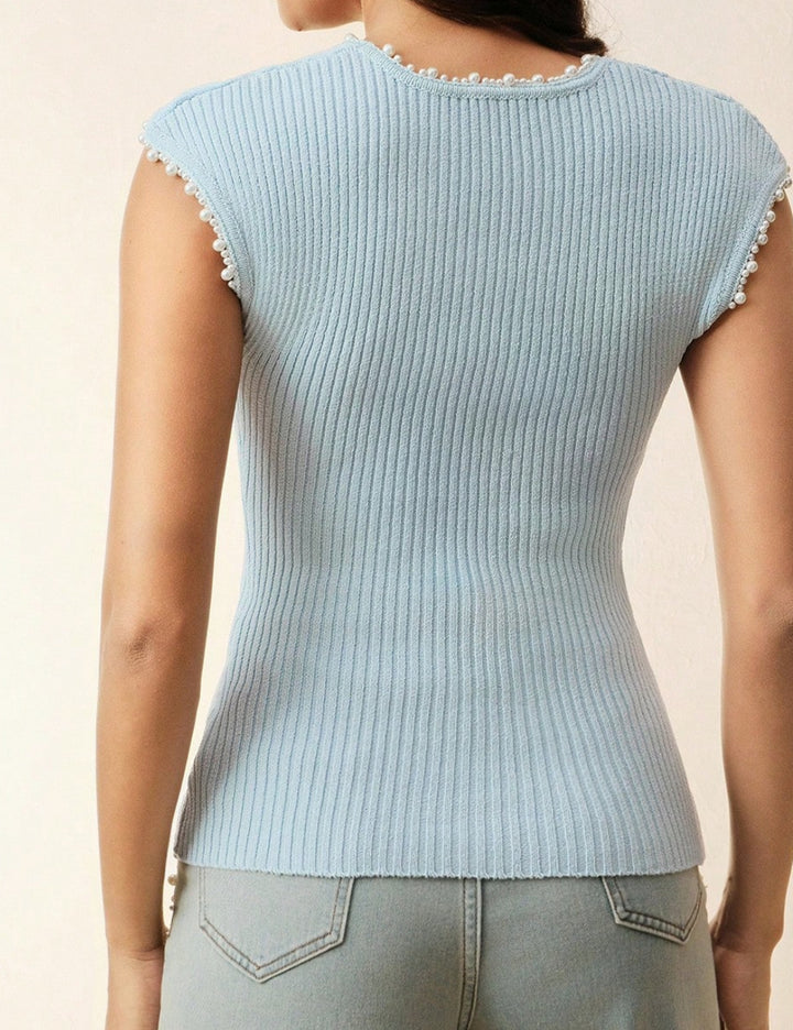 Top Shein, albastru