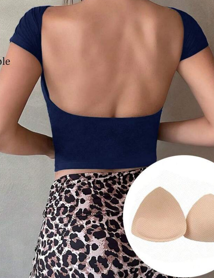 Top Shein, albastru