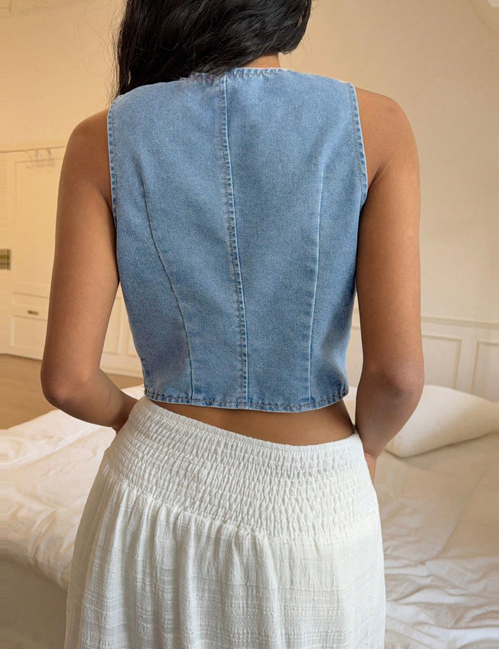 SHEIN top, kék