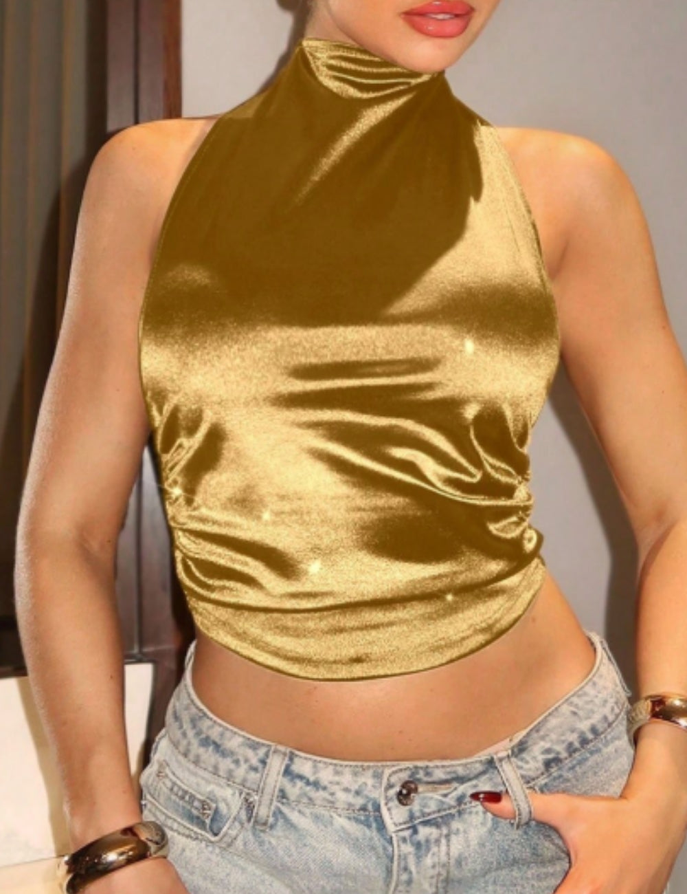 Top Shein, auriu