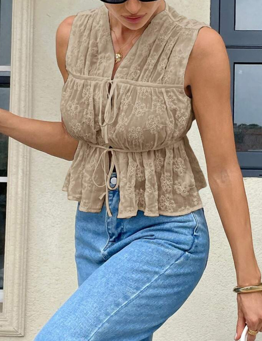 Top Shein, bej