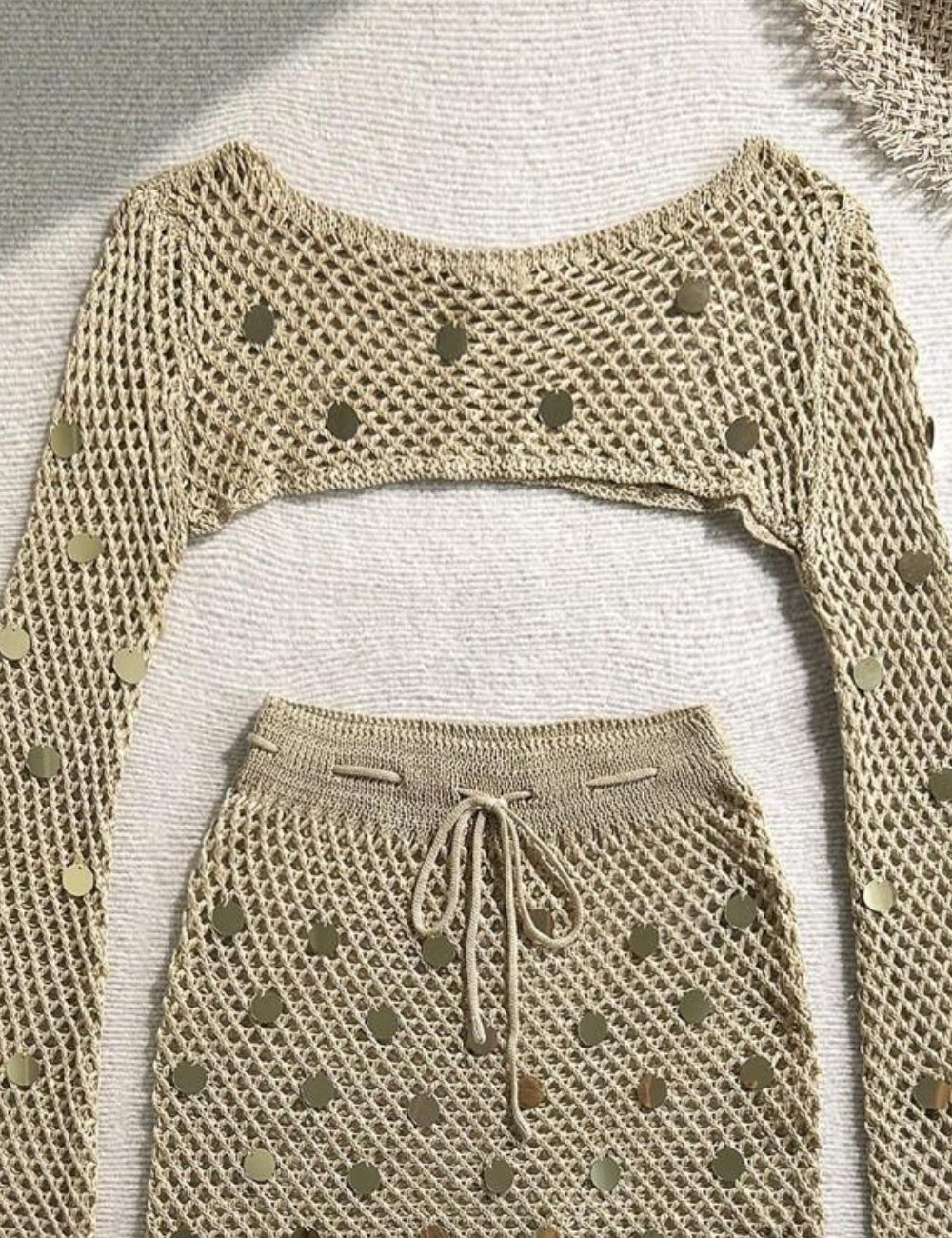Top Shein, bej