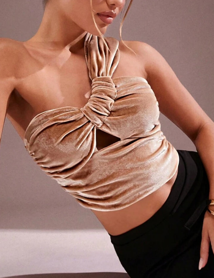 Top Shein HAUTE, bej