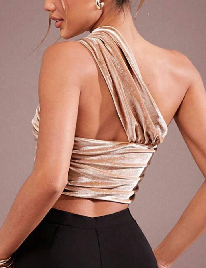 Top Shein HAUTE, bej
