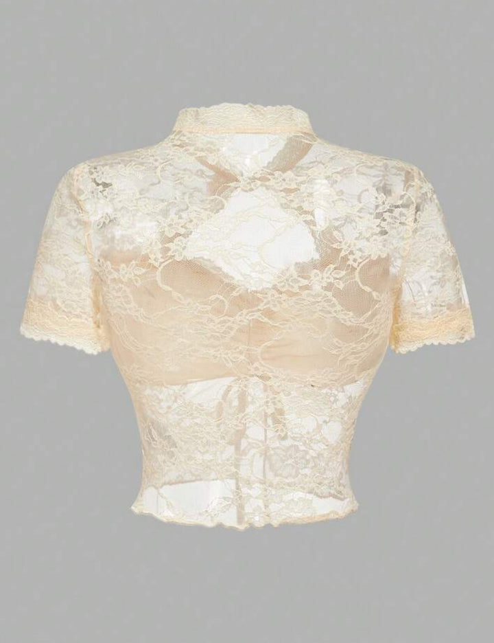 Top Shein, krémszínű