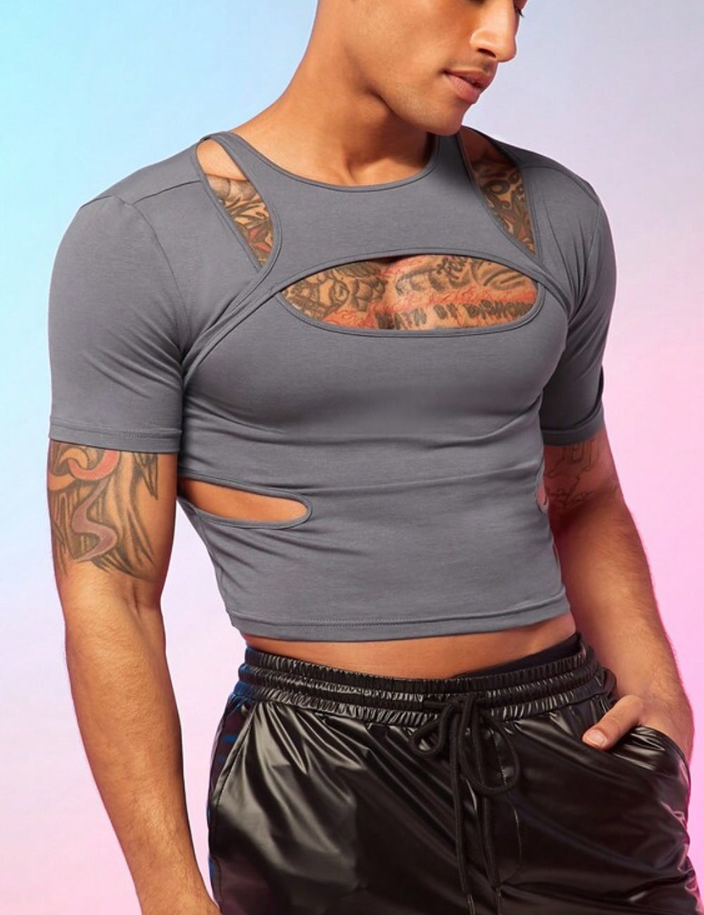 Top Shein, gri