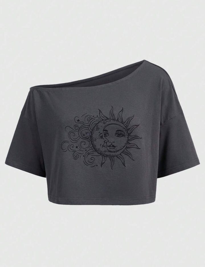 Top Shein, gri