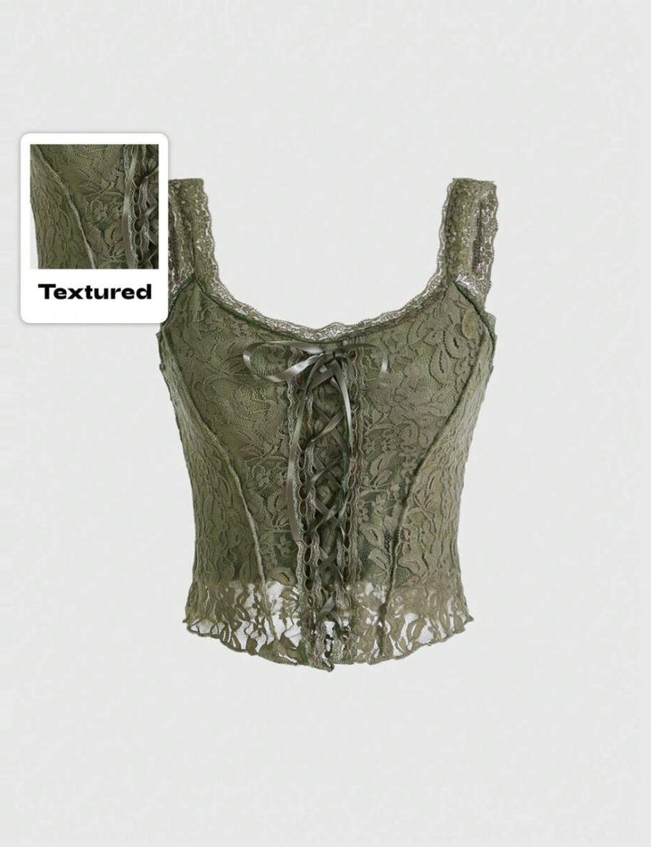 Top SHEIN, kaki
