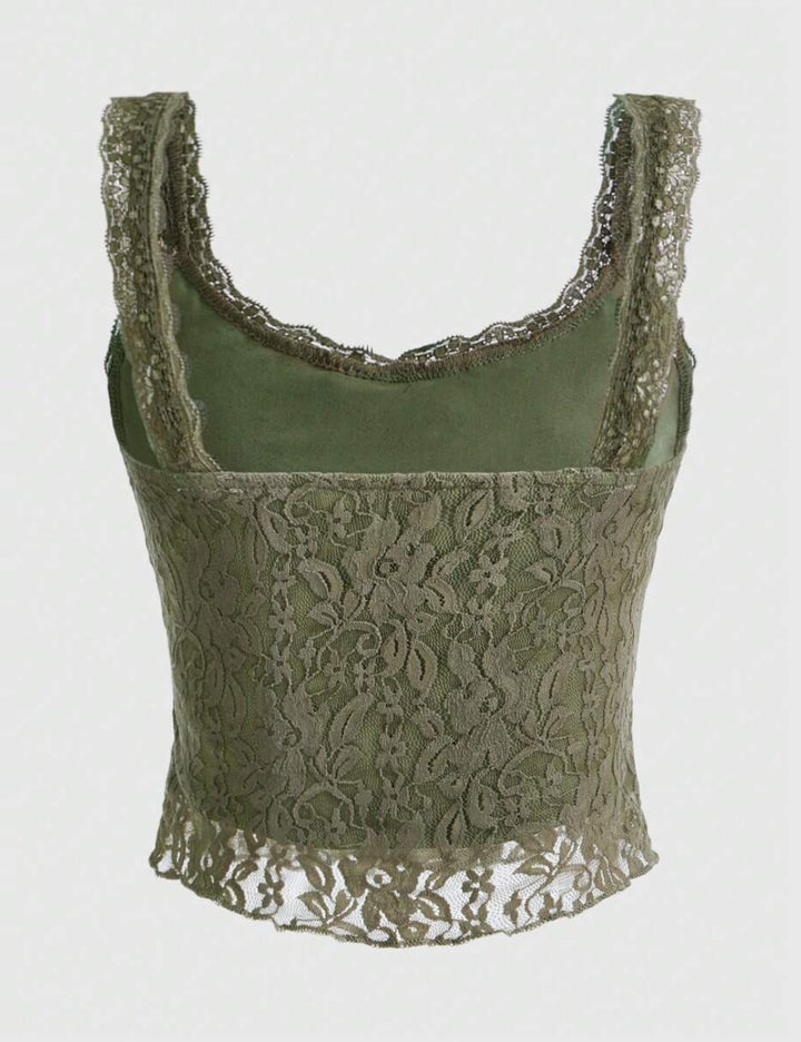Top SHEIN, kaki