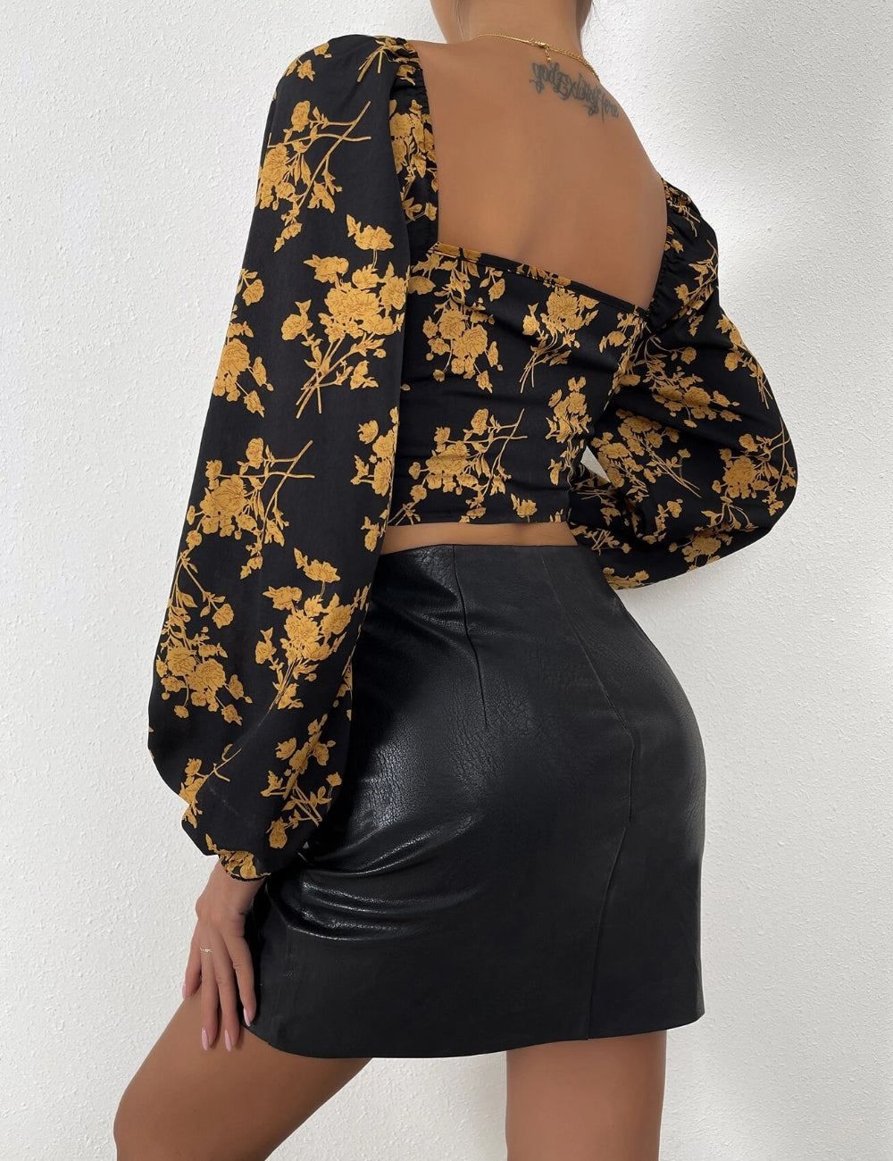 Top Shein, mix culori