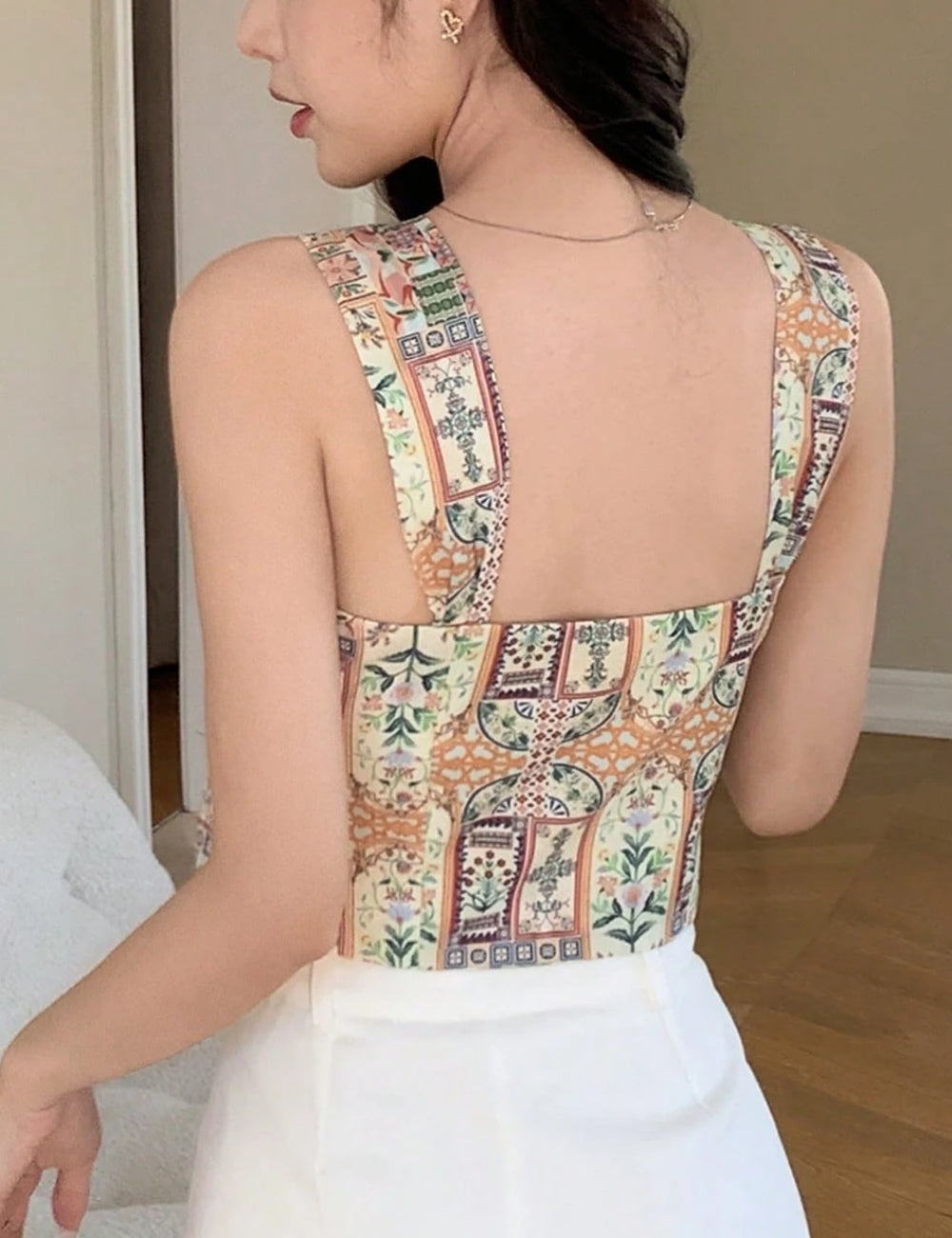 Top Shein, mix culori