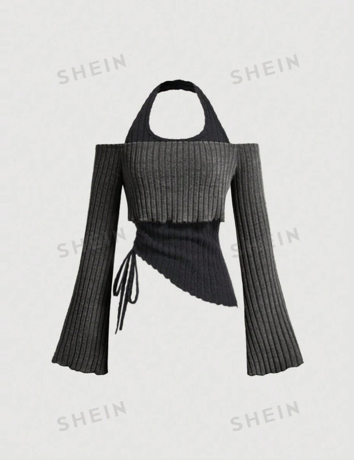 Top Shein, mix culori