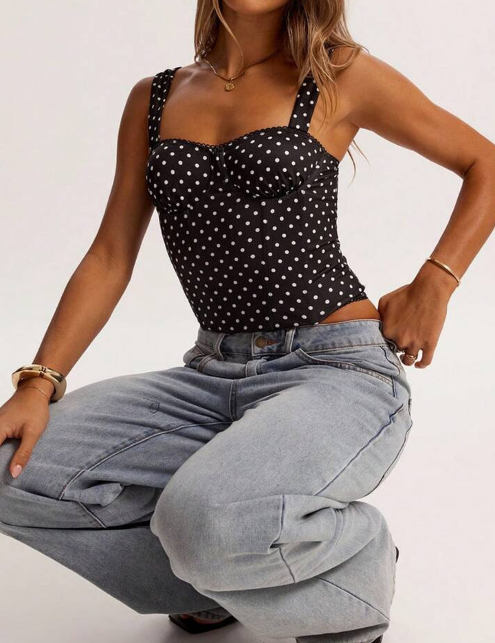 Top Shein, mix culori