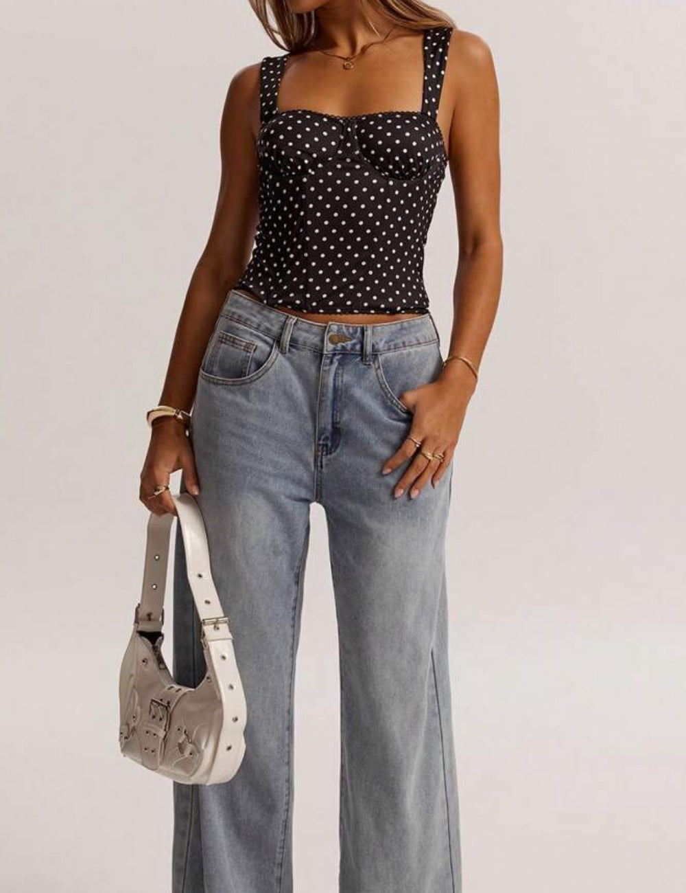 Top Shein, mix culori